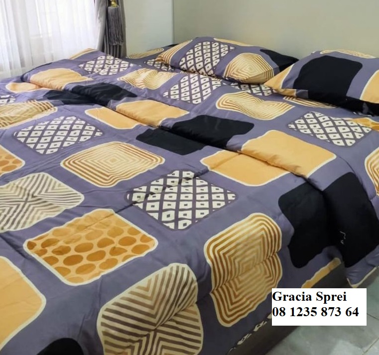 <p>Sprei Liquet Minimalis dengan beberapa motif ya